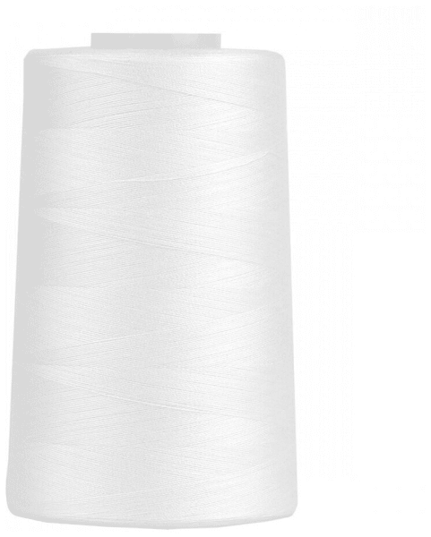 Нитки Sewing Thread 40/2 5000 ярд. цвет - белый 100% п/э в Лакинске